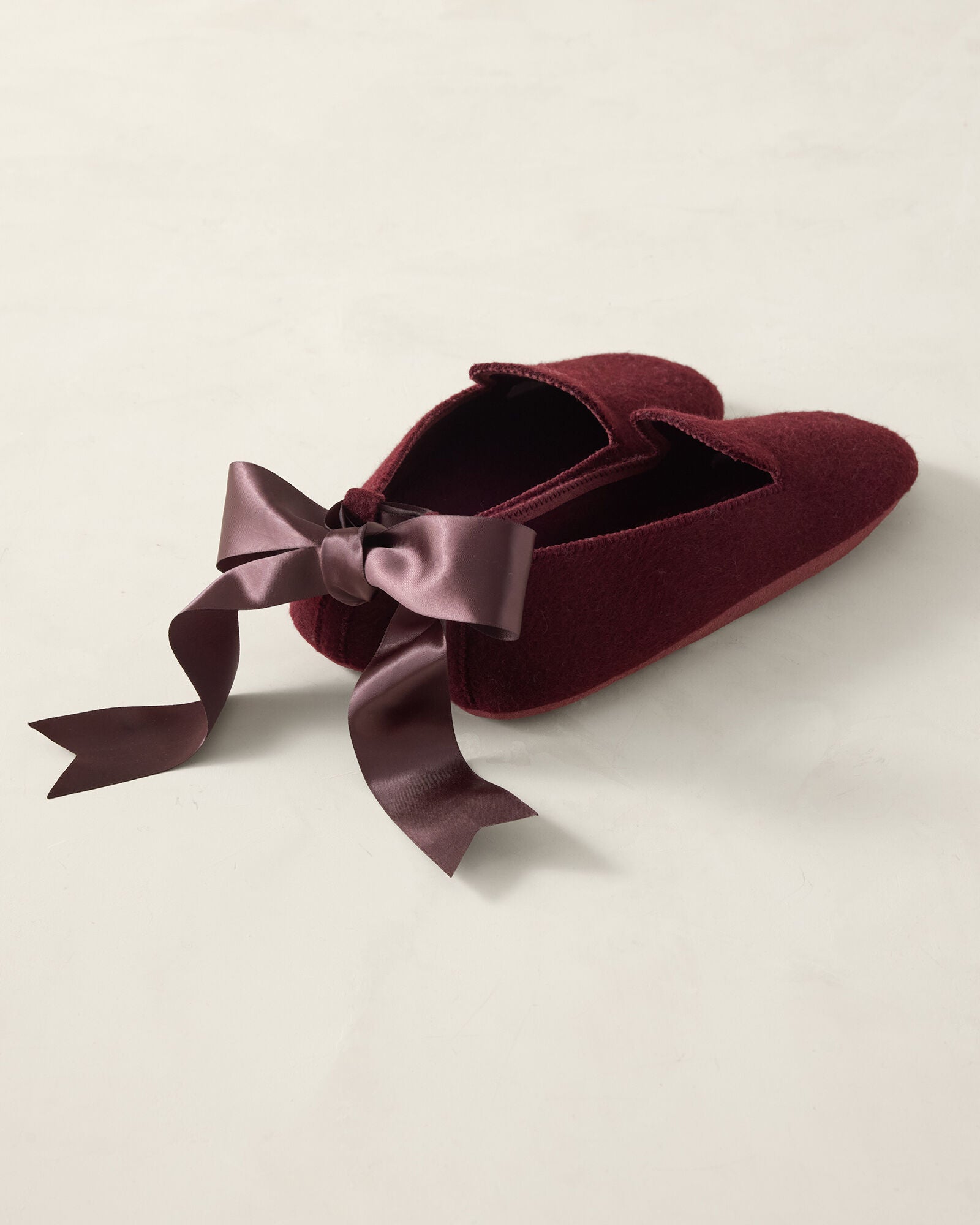 HAVEN Felted Wool Blend Loafer Slippers