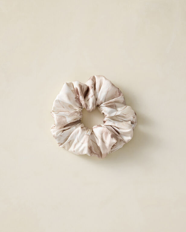 HAVEN Washable Silk Tranquil Floral Scrunchie