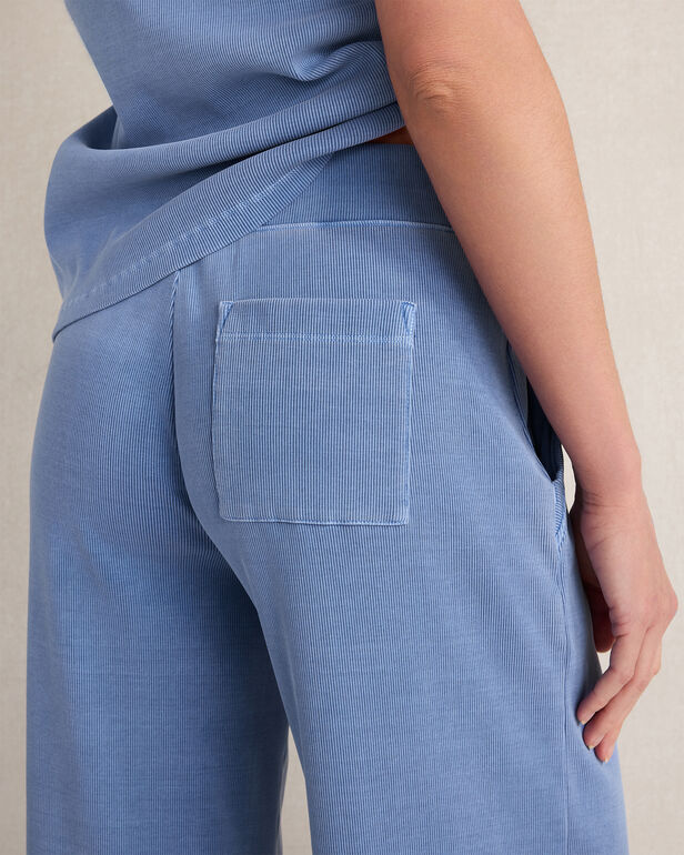 HAVEN Resti Organic Cotton Rib Knit Wide Leg Pants