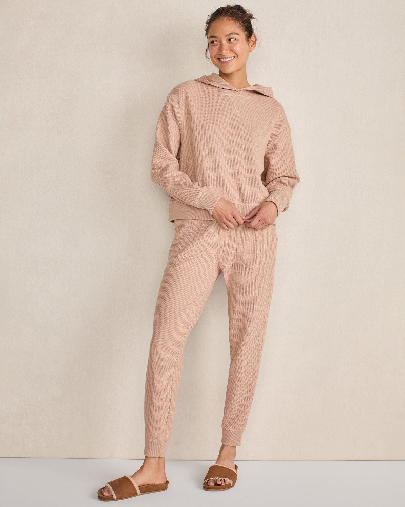 HAVEN Resti Organic Cotton Waffle Jogger