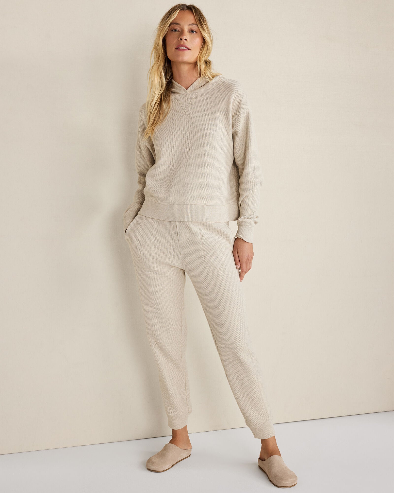 HAVEN Resti Organic Cotton Waffle Jogger