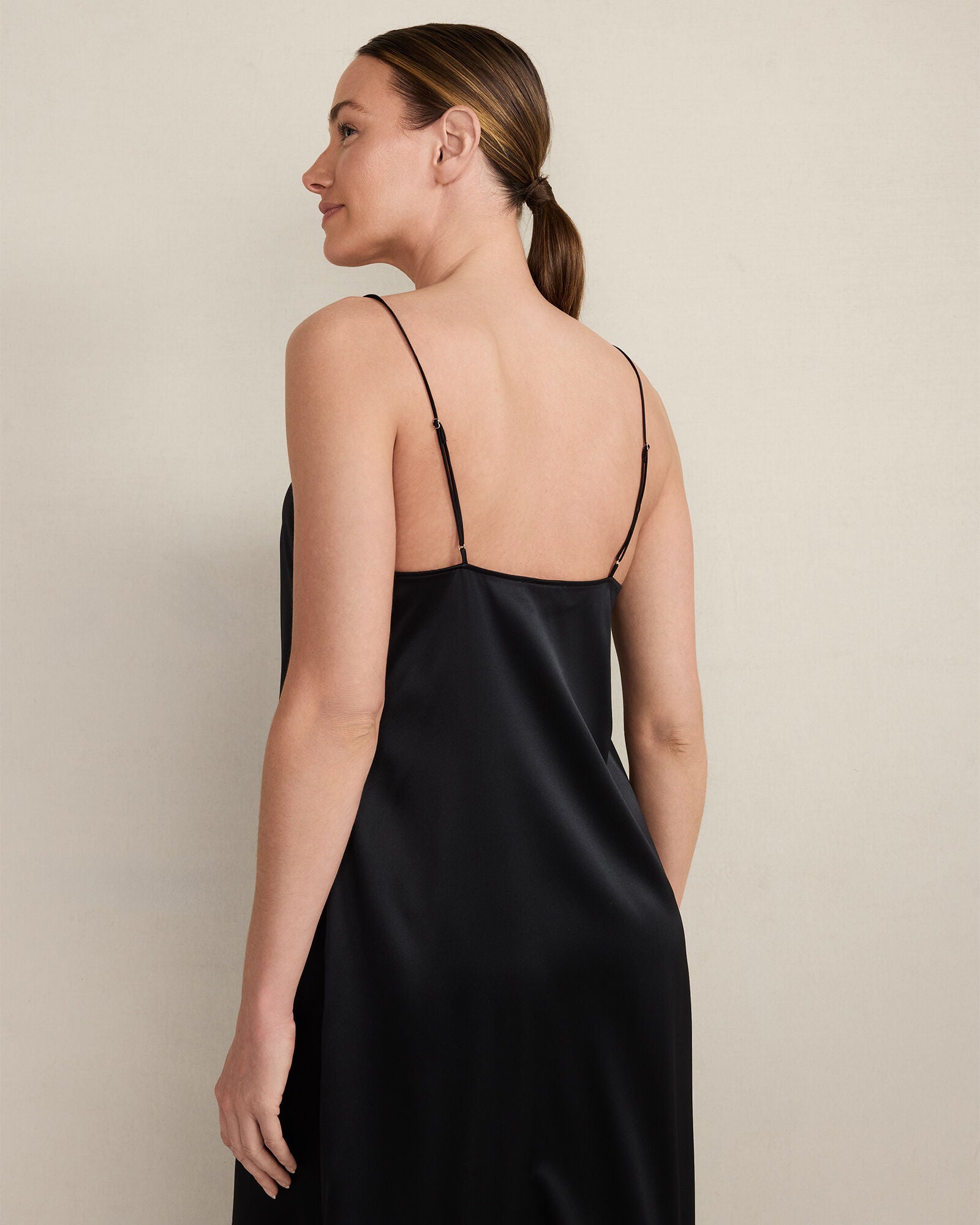 HAVEN Washable Silk Pleated Chemise