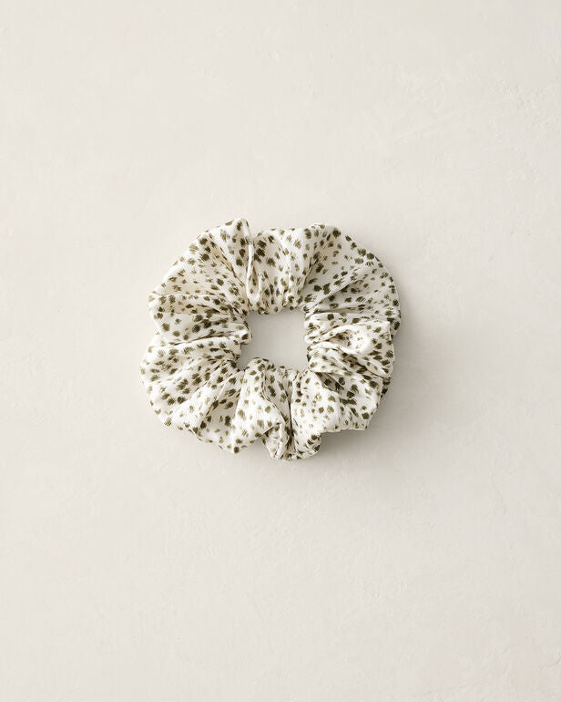 HAVEN Washable Silk Animal Dot Scrunchie