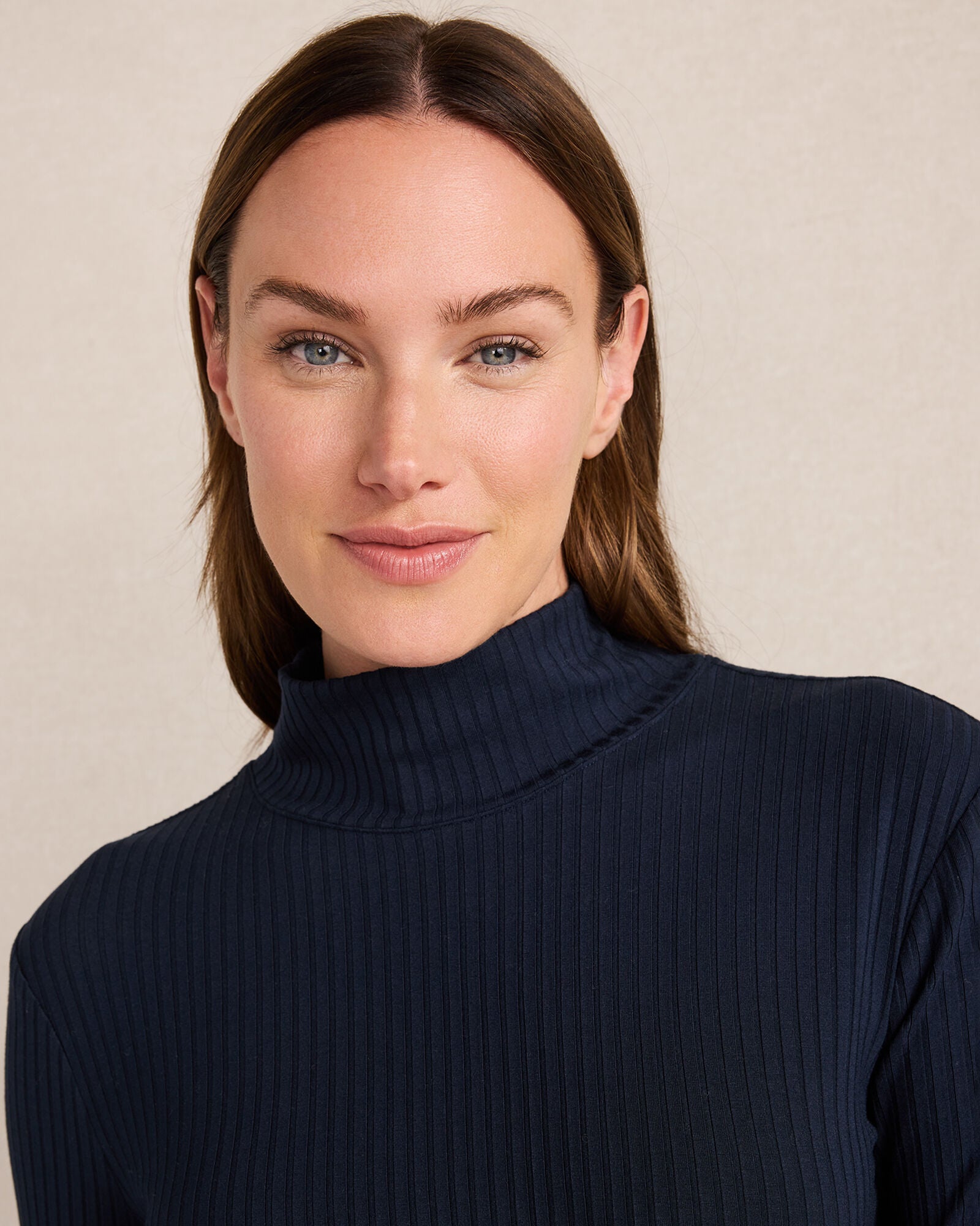 HAVEN Resti Drapey Rib Knit Turtleneck