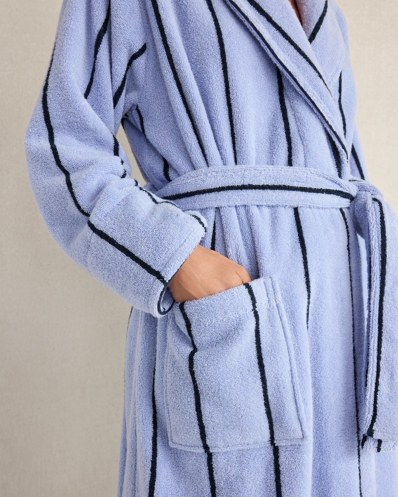 HAVEN Plush Terry Striped Robe
