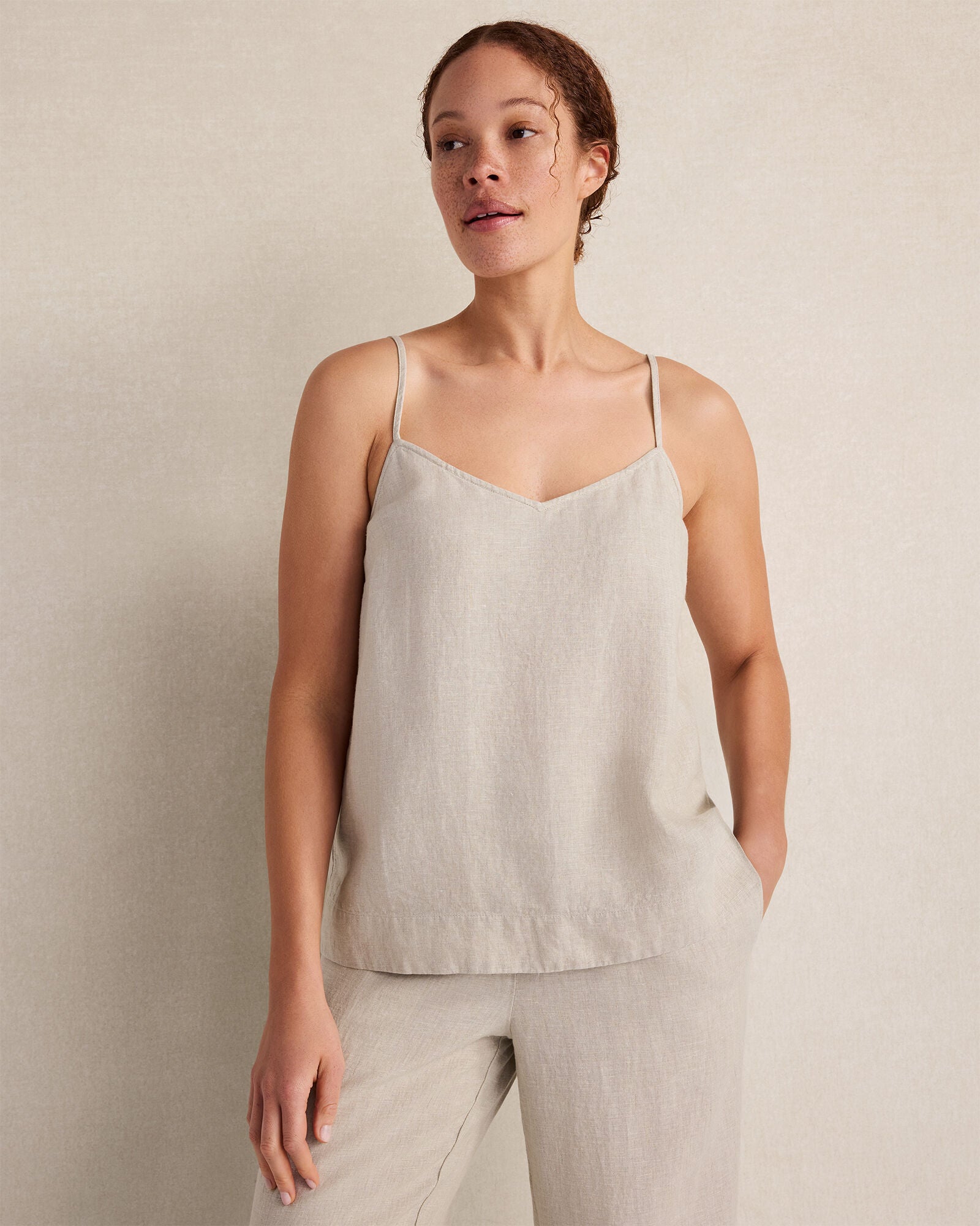 HAVEN Luxe Linen Cami