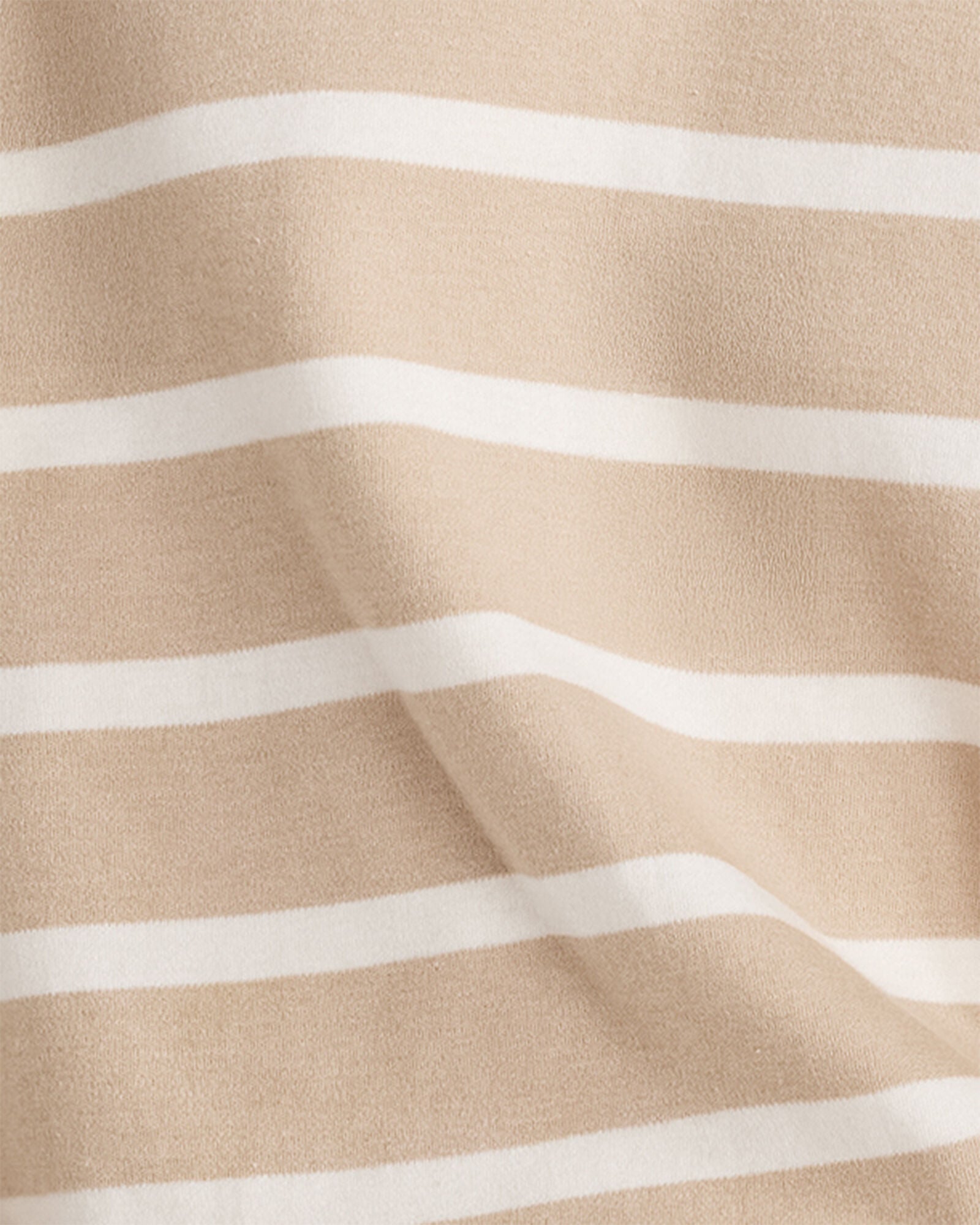 HAVEN Brushed Cotton Interlock Stripe Crewneck