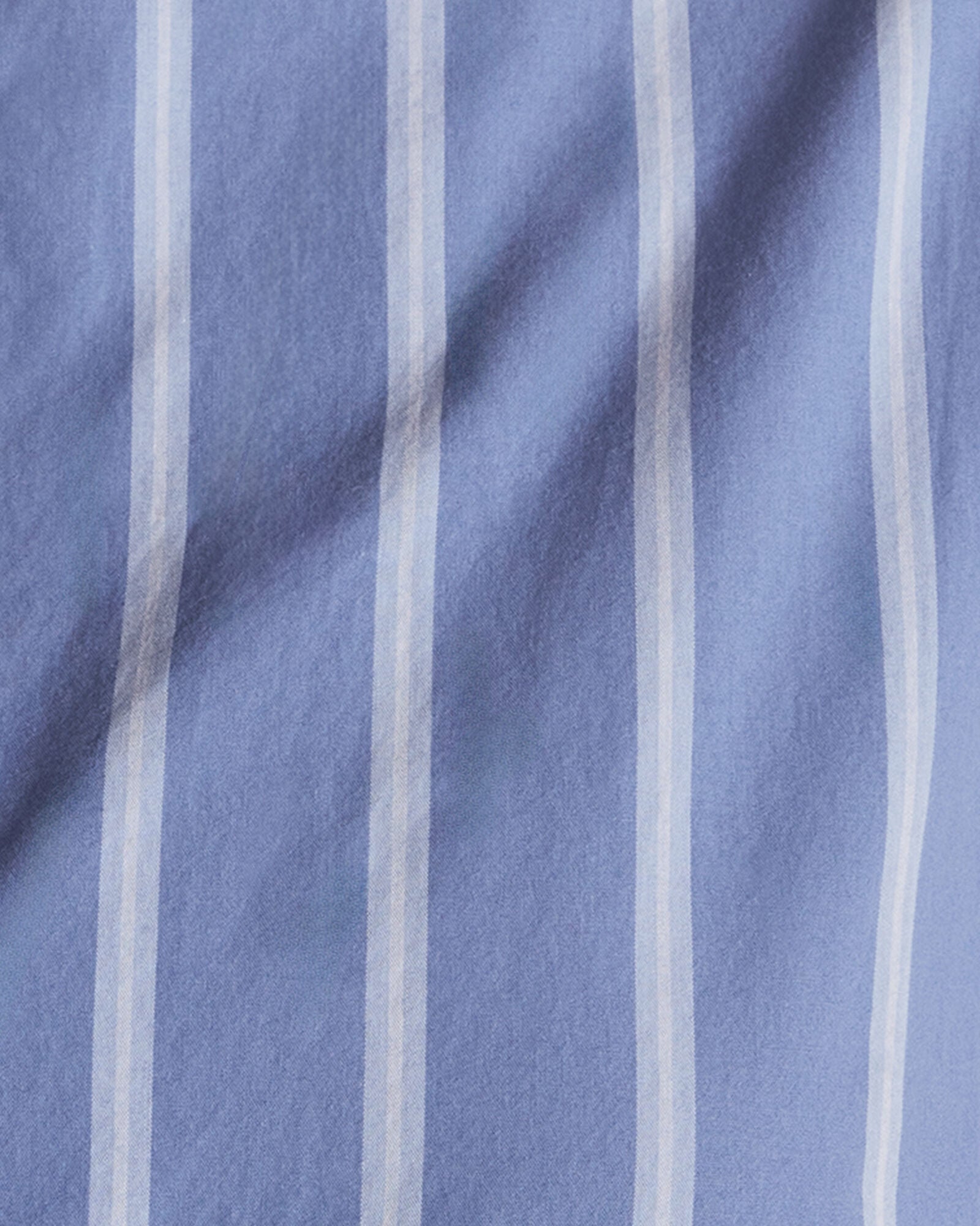 HAVEN Organic Cotton Poplin Pinstripe Pajama Top