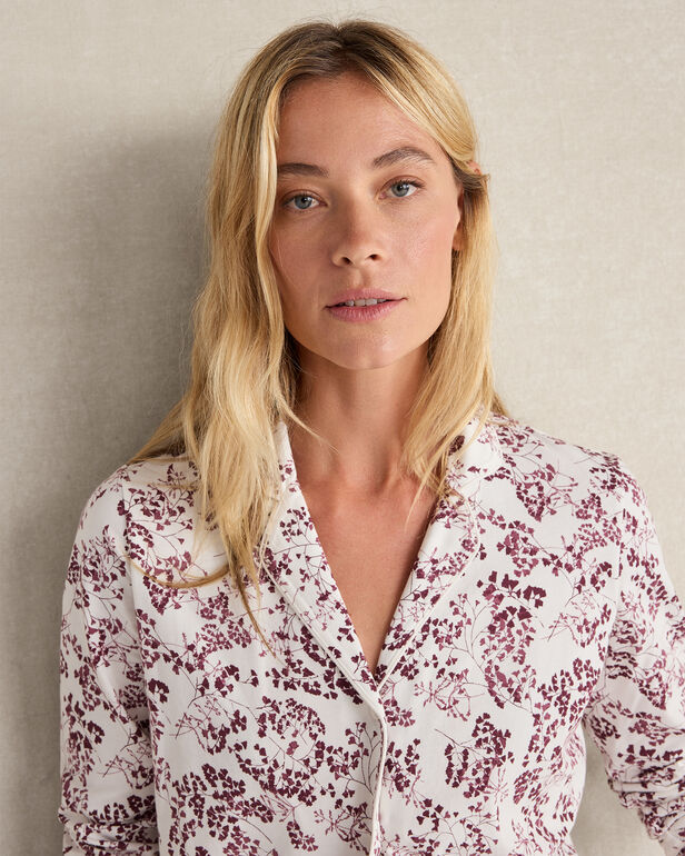 Haven Organic Cotton Jersey Blushing Blooms Pajama Shirt