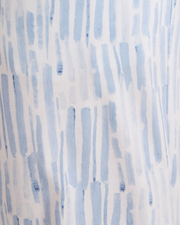 HAVEN Organic Cotton Jersey Watercolor Wave Pajama Top