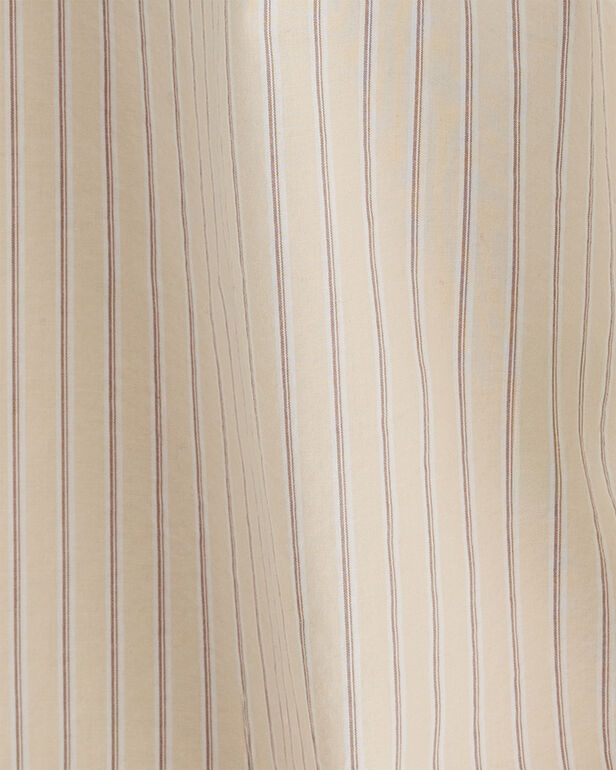 HAVEN Organic Cotton Poplin Stripe Pajama Pants Relaxed Fit Drawstring Waist