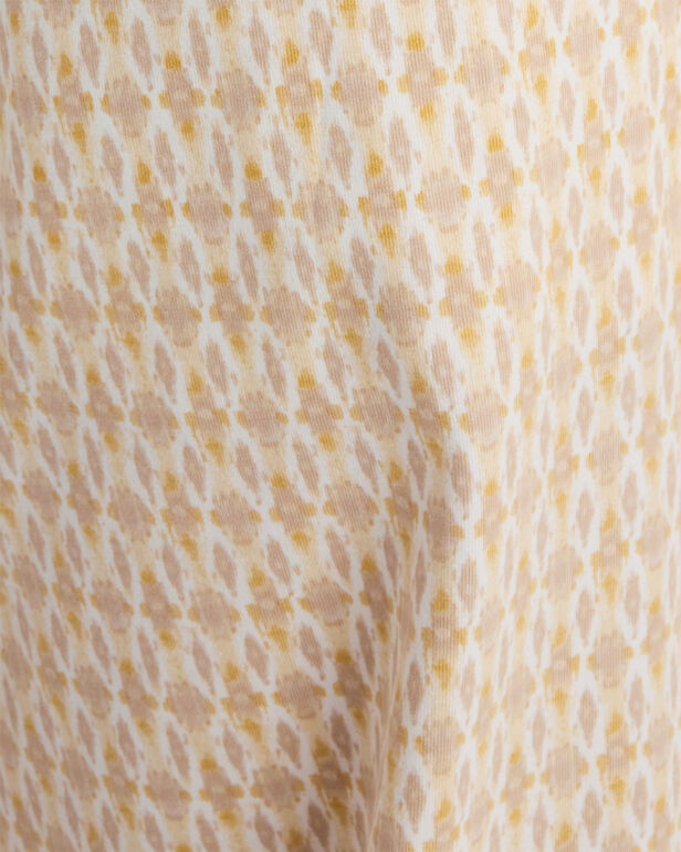 HAVEN Organic Cotton Jersey Ikat Foulard Pajama Pants Relaxed Fit Drawstring Waist