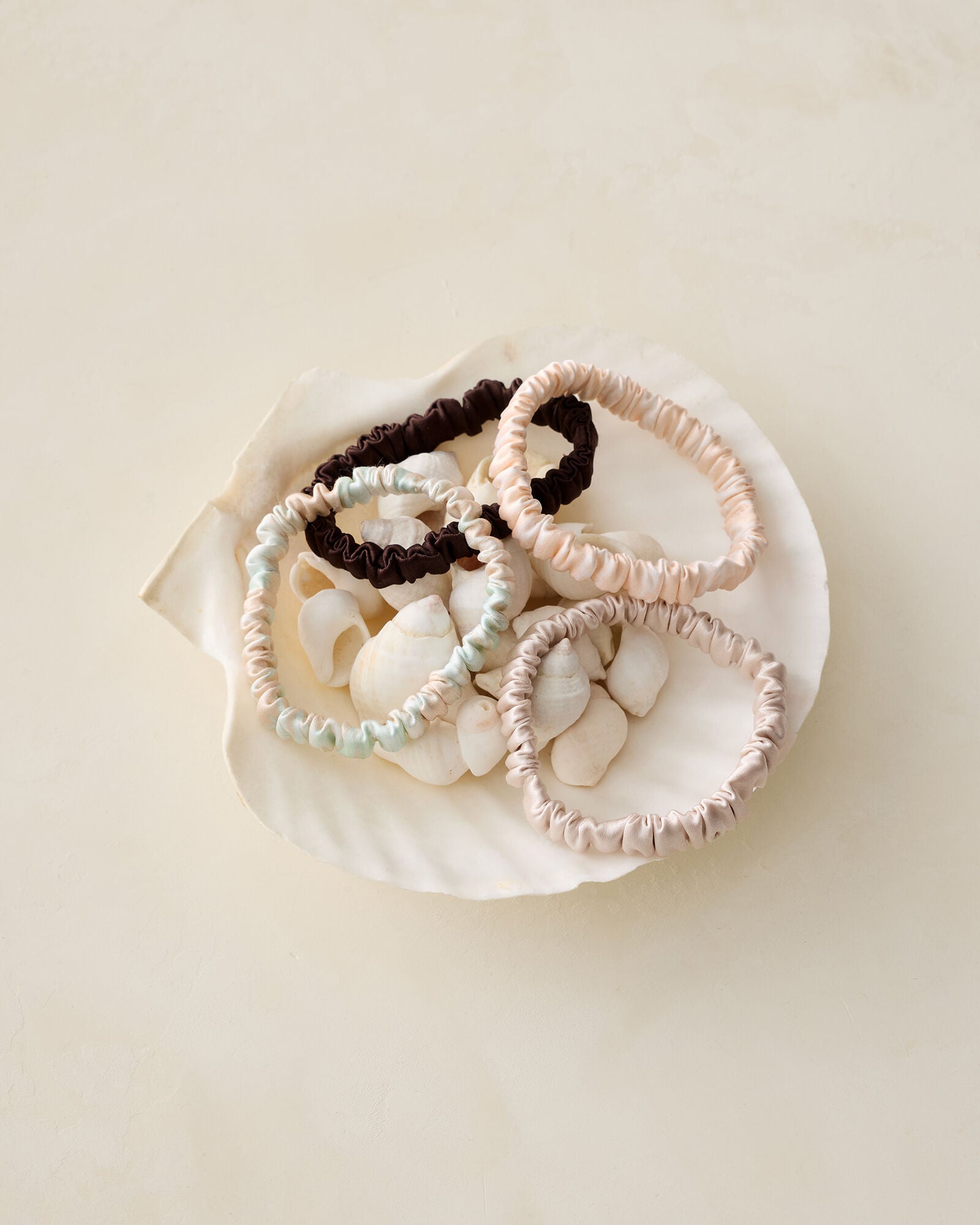 HAVEN Washable Silk Hair Ties Pack of 4