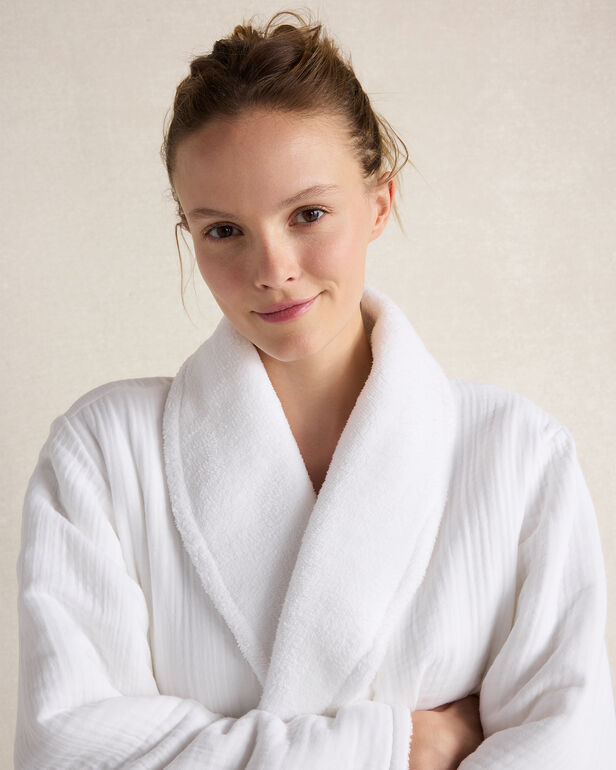 HAVEN Cotton Gauze Plush Robe