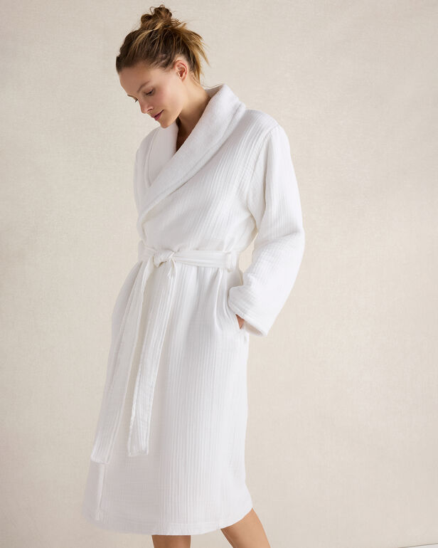 HAVEN Cotton Gauze Plush Robe