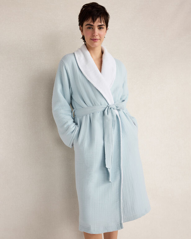 HAVEN Cotton Gauze Plush Robe