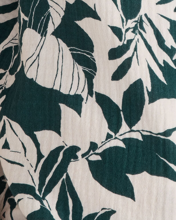 HAVEN Organic Cotton Gauze Tropical Pajama Top