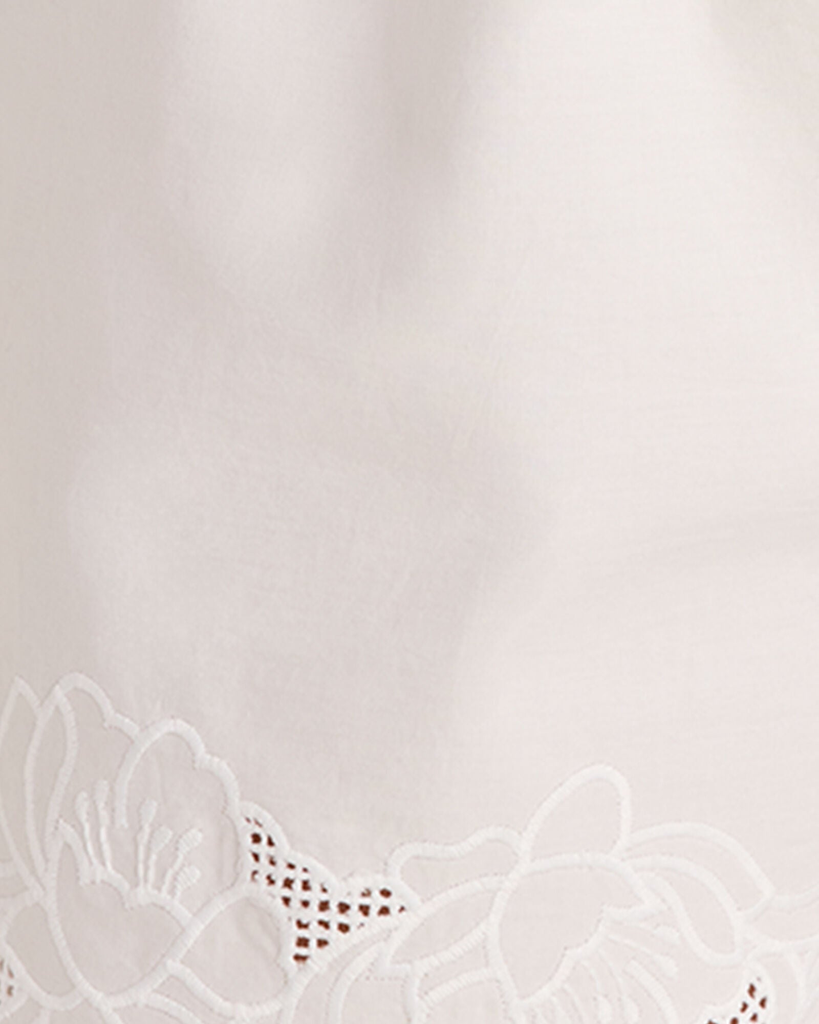 HAVEN Cotton Poplin Embroidered Shorts